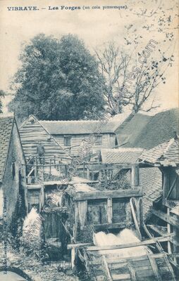 Carte postale ancienne Les Forges (un coin pittoresque) — Vibraye (Sarthe)