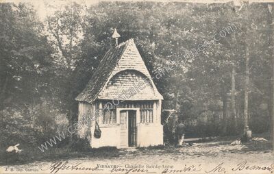 Carte postale ancienne Chapelle Sainte-Anne — Vibraye (Sarthe)