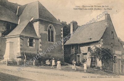 Carte postale ancienne Vouvray-sur-Loir