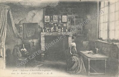 Carte postale ancienne Vouvray — Vouvray-sur-Loir (Sarthe)
