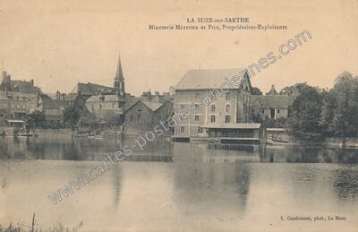 Carte postale ancienne La Suze-sur-Sarthe
