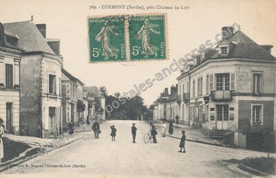 Carte postale ancienne Coemont — Vouvray-sur-Loir (Sarthe)