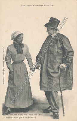 Carte postale ancienne La Sarthe — Non Localisée (Sarthe)