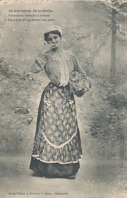 Carte postale ancienne La Sarthe — Non Localisée (Sarthe)