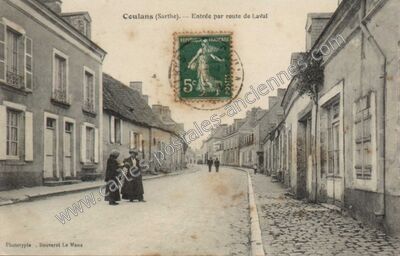 Carte postale ancienne Coulans — Coulans-sur-Gée (Sarthe)