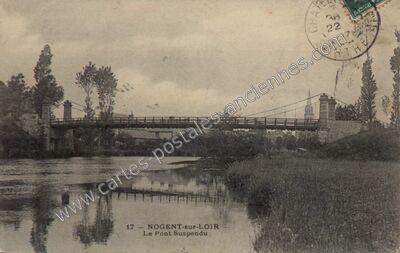Carte postale ancienne Nogent-sur-Loir