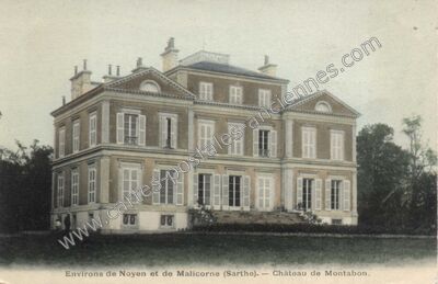 Carte postale ancienne Noyen-sur-Sarthe