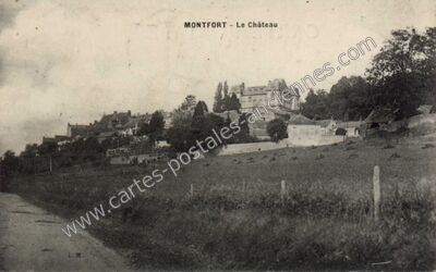 Carte postale ancienne Montfort — Montfort-le-Gesnois (Sarthe)