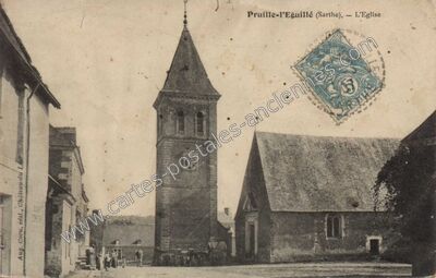 Carte postale ancienne Pruillé-l'Éguillé