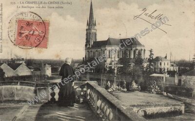 Carte postale ancienne La Chapelle du Chene — Vion (Sarthe)