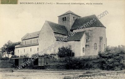 Carte postale ancienne Monument historique, style romain — Bourbon-Lancy (Saône-et-Loire)