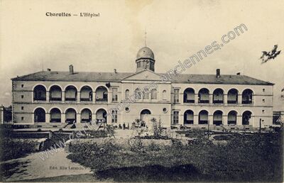 Carte postale ancienne L'Hôpital — Charolles (Saône-et-Loire)
