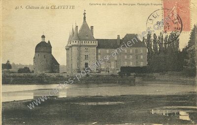 Carte postale ancienne Chateau de la Clayette — La Clayette (Saône-et-Loire)