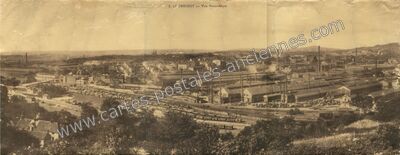Carte postale ancienne Vue Panoramique — Le Creusot (Saône-et-Loire)