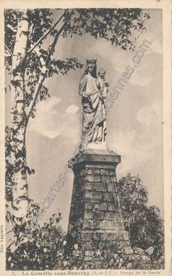 Carte postale ancienne La Comelle sous Beuvray — La Comelle (Saône-et-Loire)