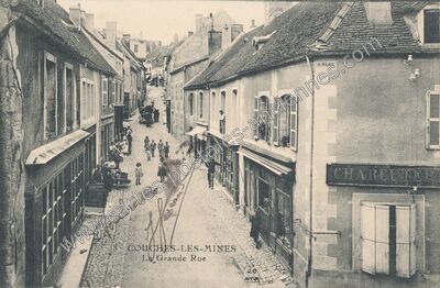 Carte postale ancienne Couches les Mines — Couches (Saône-et-Loire)