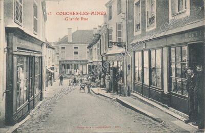 Carte postale ancienne Couches les Mines — Couches (Saône-et-Loire)