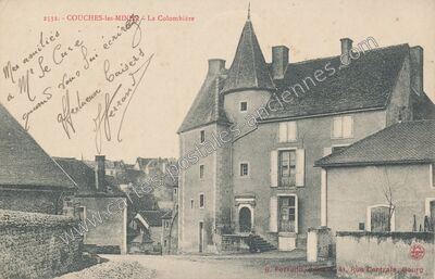 Carte postale ancienne Couches les Mines — Couches (Saône-et-Loire)