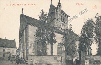 Carte postale ancienne Couches les Mines — Couches (Saône-et-Loire)