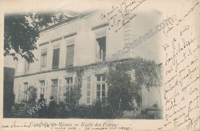 Carte postale ancienne Couches les Mines — Couches (Saône-et-Loire)