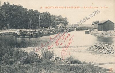Carte postale ancienne Montchanin les Mines — Montchanin (Saône-et-Loire)