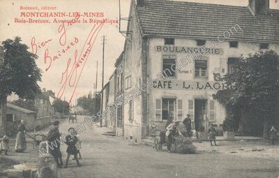 Carte postale ancienne Montchanin les Mines — Montchanin (Saône-et-Loire)