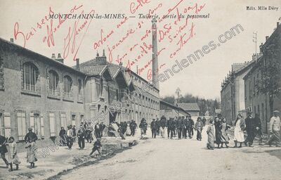 Carte postale ancienne Montchanin les Mines — Montchanin (Saône-et-Loire)