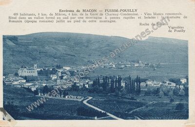 Carte postale ancienne Fuisse Pouilly — Fuissé (Saône-et-Loire)