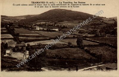 Carte postale ancienne La Tourière, les Seyves — Tramayes (Saône-et-Loire)