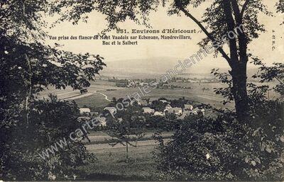 Carte postale ancienne Echenans — Échenans-sous-Mont-Vaudois (Haute-Saône)