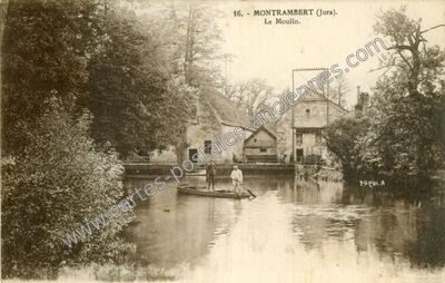 Carte postale ancienne Montrambert — Pesmes (Haute-Saône)
