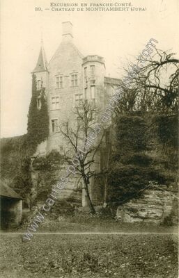 Carte postale ancienne Montrambert — Pesmes (Haute-Saône)