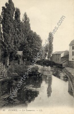 Carte postale ancienne Les Tanneries — Vesoul (Haute-Saône)