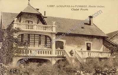 Carte postale ancienne Loulans les Forges — Loulans-Verchamp (Haute-Saône)
