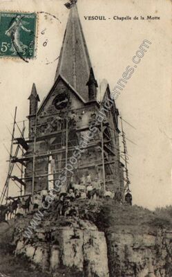 Carte postale ancienne Chapelle de la Motte — Vesoul (Haute-Saône)
