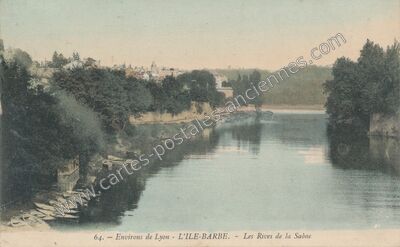 Carte postale ancienne L'Ile Barbe — Lyon (Rhône)