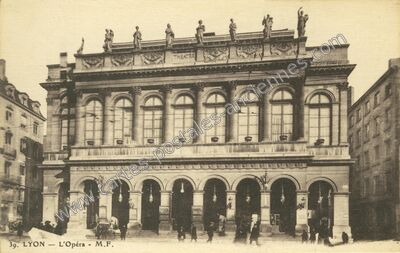 Carte postale ancienne L'Opéra — Lyon (Rhône)