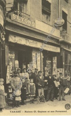 Carte postale ancienne Lyon Républicain — Tarare (Rhône)