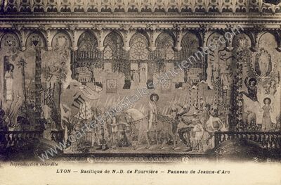 Carte postale ancienne N D'de Fourviere — Lyon (Rhône)