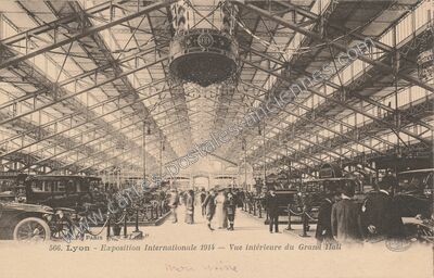 Carte postale ancienne Lyon EI 1914 — Lyon (Rhône)