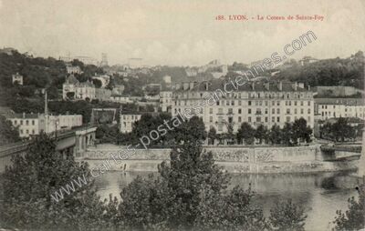 Carte postale ancienne Le Coteau de Sainte-Foy — Lyon (Rhône)