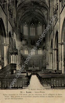 Carte postale ancienne Saint-Nizier — Lyon (Rhône)