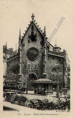 Carte postale ancienne Église Saint-Bonaventure — Lyon (Rhône)