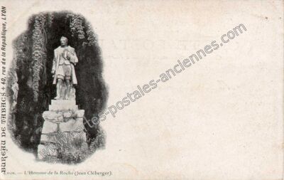 Carte postale ancienne L'Homme de la Roche (Jean Cléberger) — Lyon (Rhône)