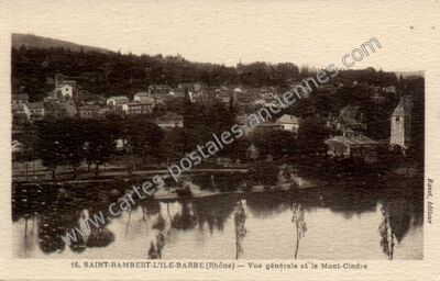 Carte postale ancienne St Rambert l'Ile Barbe — Lyon (Rhône)