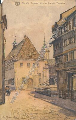 Carte postale ancienne Rue des Tanneurs — Colmar (Haut-Rhin)