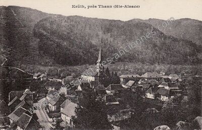 Carte postale ancienne Près Thann — Kruth (Haut-Rhin)