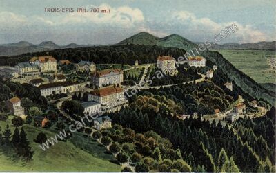 Carte postale ancienne Trois Epis — Niedermorschwihr (Haut-Rhin)