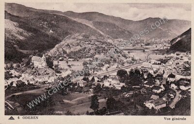Carte postale ancienne Vue générale — Oderen (Haut-Rhin)