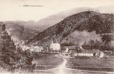 Carte postale ancienne ODERN — Oderen (Haut-Rhin)